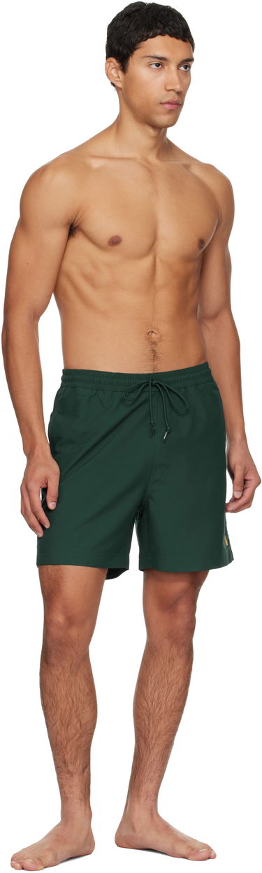Бански Carhartt WIP Chase Swim Shorts Зелено | I035062, 3