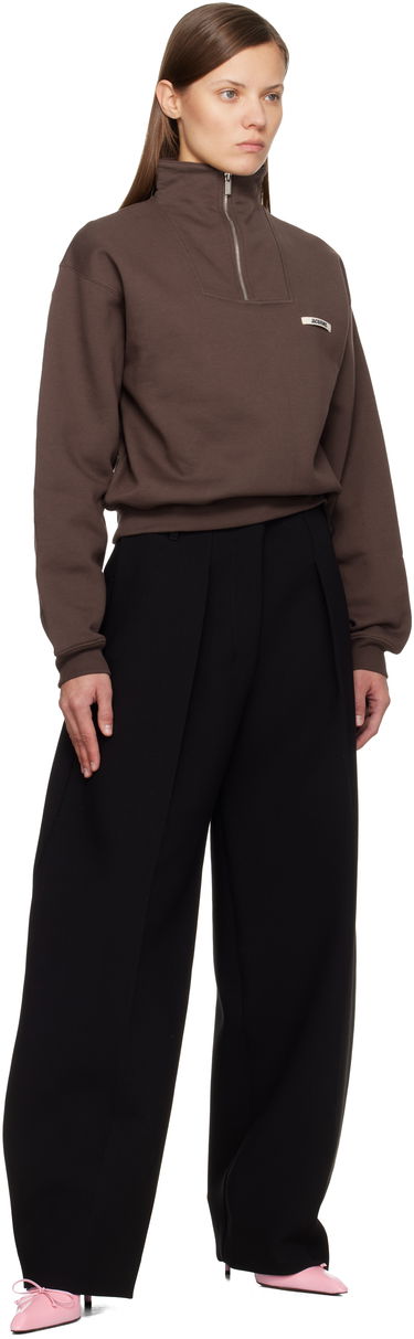 Панталони Jacquemus La Croisière 'The Ovalo' Wide-Leg Pleated Trousers Черно | 24EPAW00079AW00531, 3