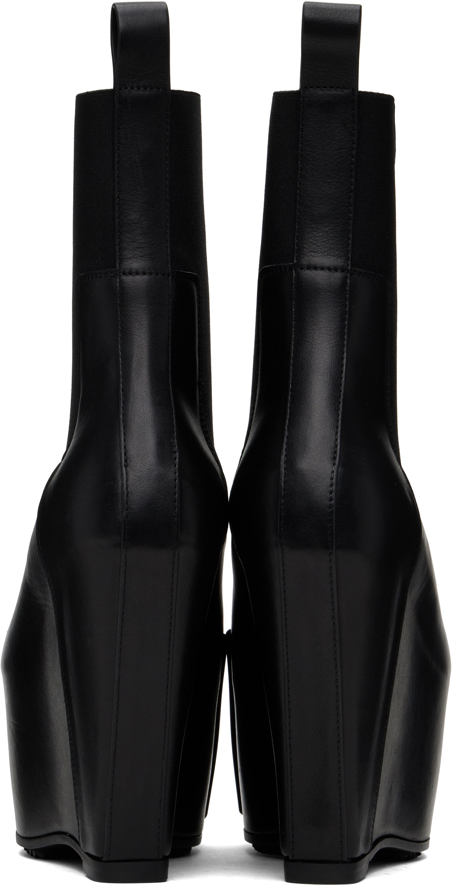 Аксесоари Rick Owens Rick Owens Porterville Grilled Wedge Beatle Chelsea Boots Черно | RO02D3848 LOOGR, 1