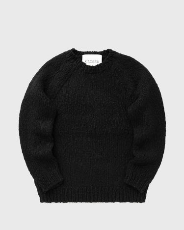 Пуловер CLOSED Chunky Knit Crewneck Raglan Jumper Черно | C86804-94B-SI-100, 0