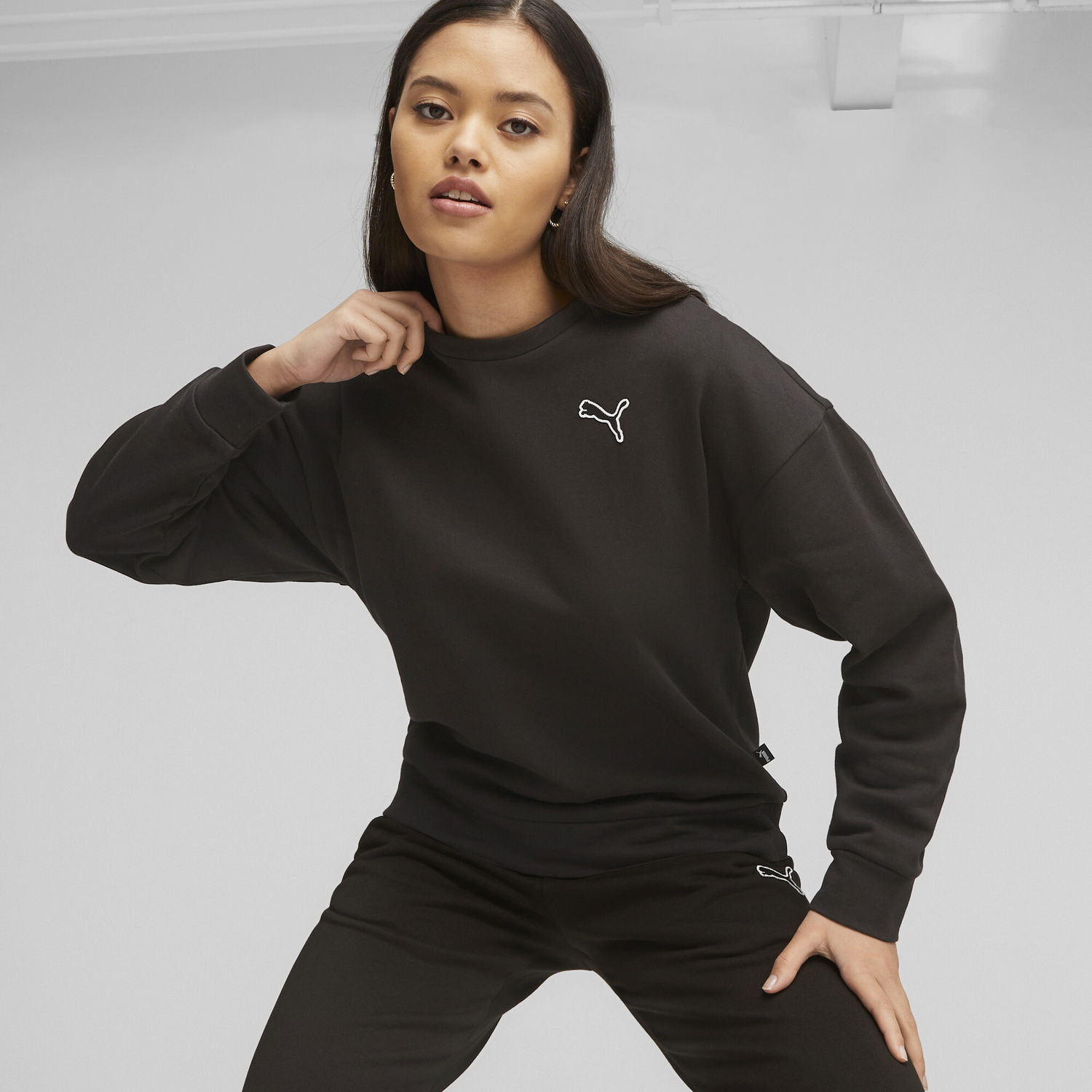 Суитчър Puma BETTER ESSENTIALS Crew Neck Sweatshirt Черно | 676803_01, 0