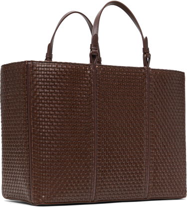 Голяма пазарска чанта Jacquemus Jacquemus La Croisière 'The Marino' Woven Tote Кафяво | 24H255BA426-3239, 2