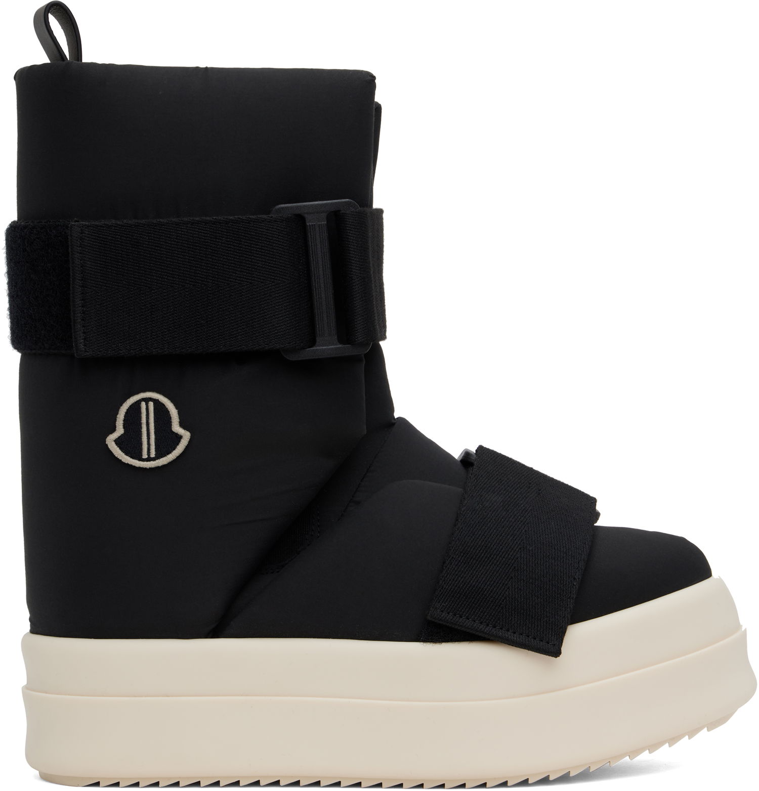Облекло Rick Owens Moncler + Rick Owens Low Splint Boots Черно | MU02D4G20 M4944, 0