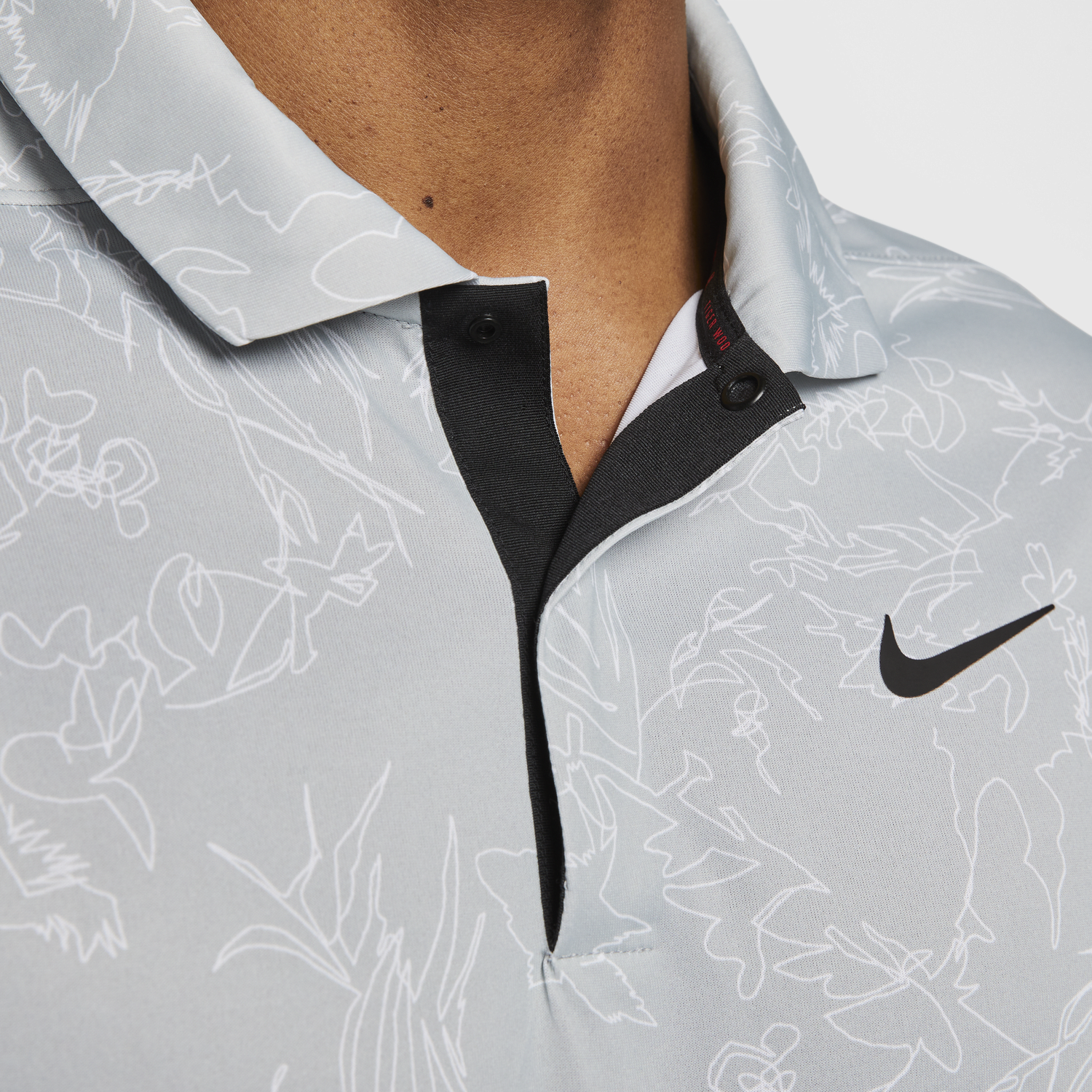 Поло тениска Nike Dri-FIT ADV Tiger Woods Сиво | DX6092-077, 1