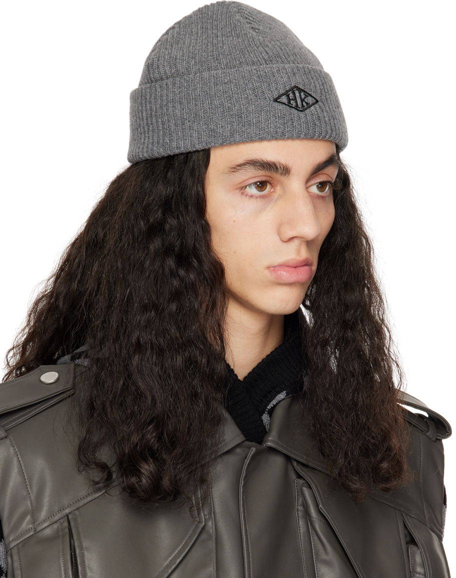 Шапка Han Kjøbenhavn Han Kjobenhavn Top Beanie Сиво | A-131790, 1