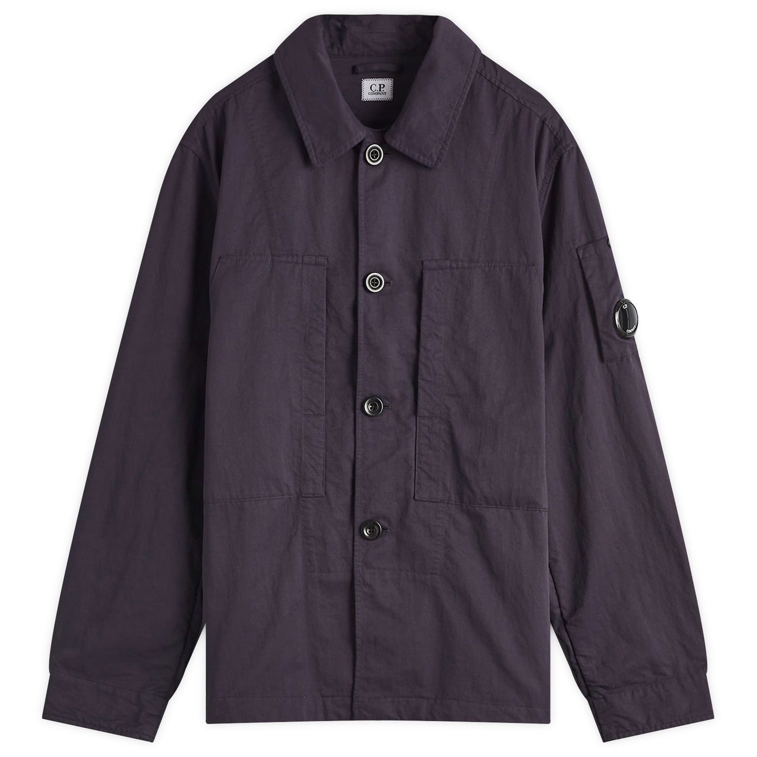 Риза C.P. Company Diagonal Flatt Nylon Overshirt Лилаво | 17CMOS157A-110201G-799, 0