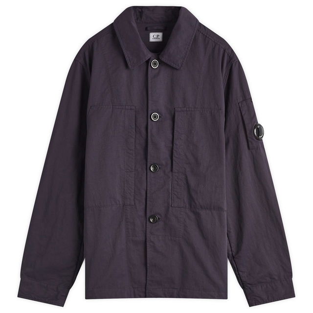 Diagonal Flatt Nylon Overshirt