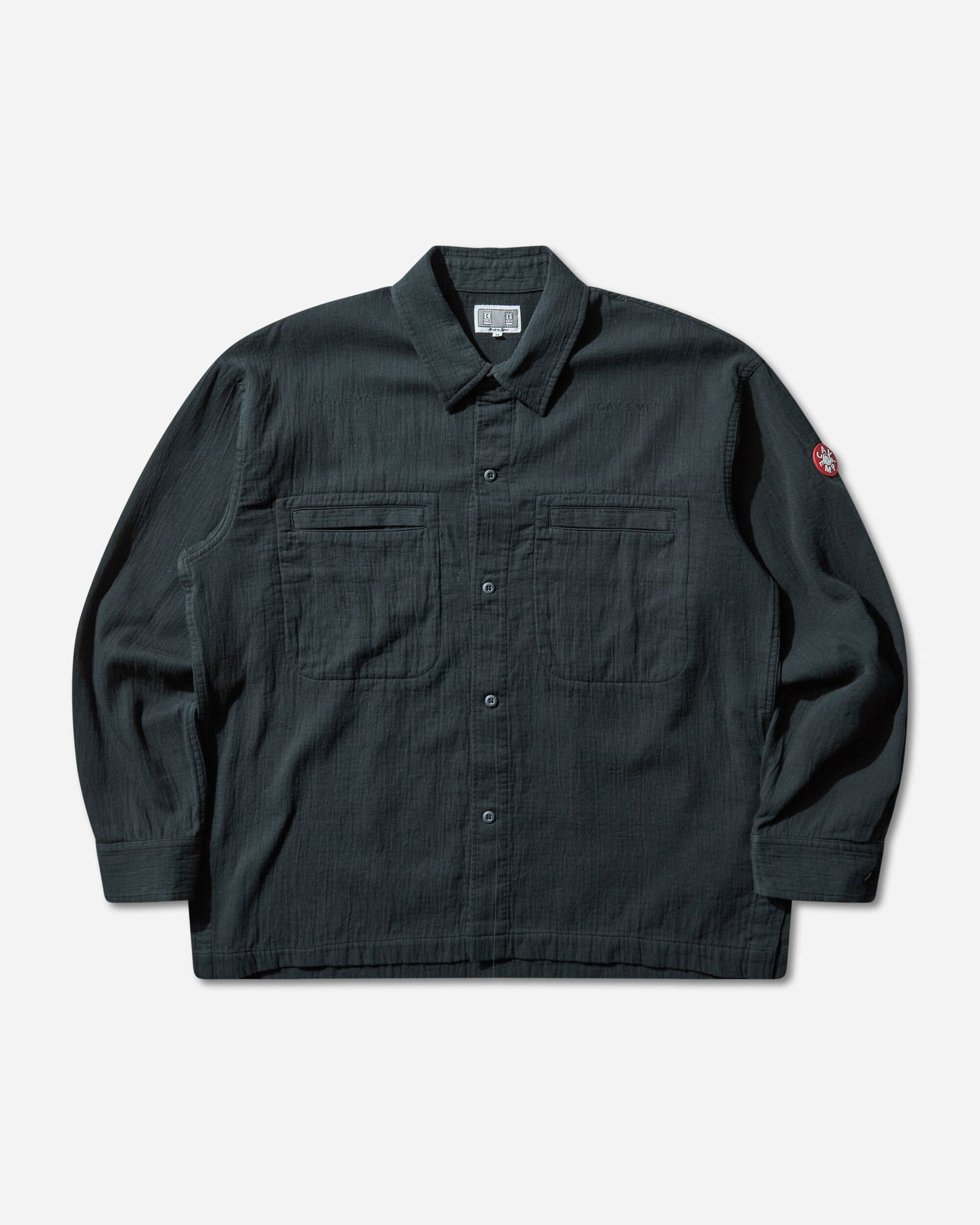 Риза Cav Empt Soft Cotton Casual Shirt Сиво | CES28SH05 CHARCOAL, 1