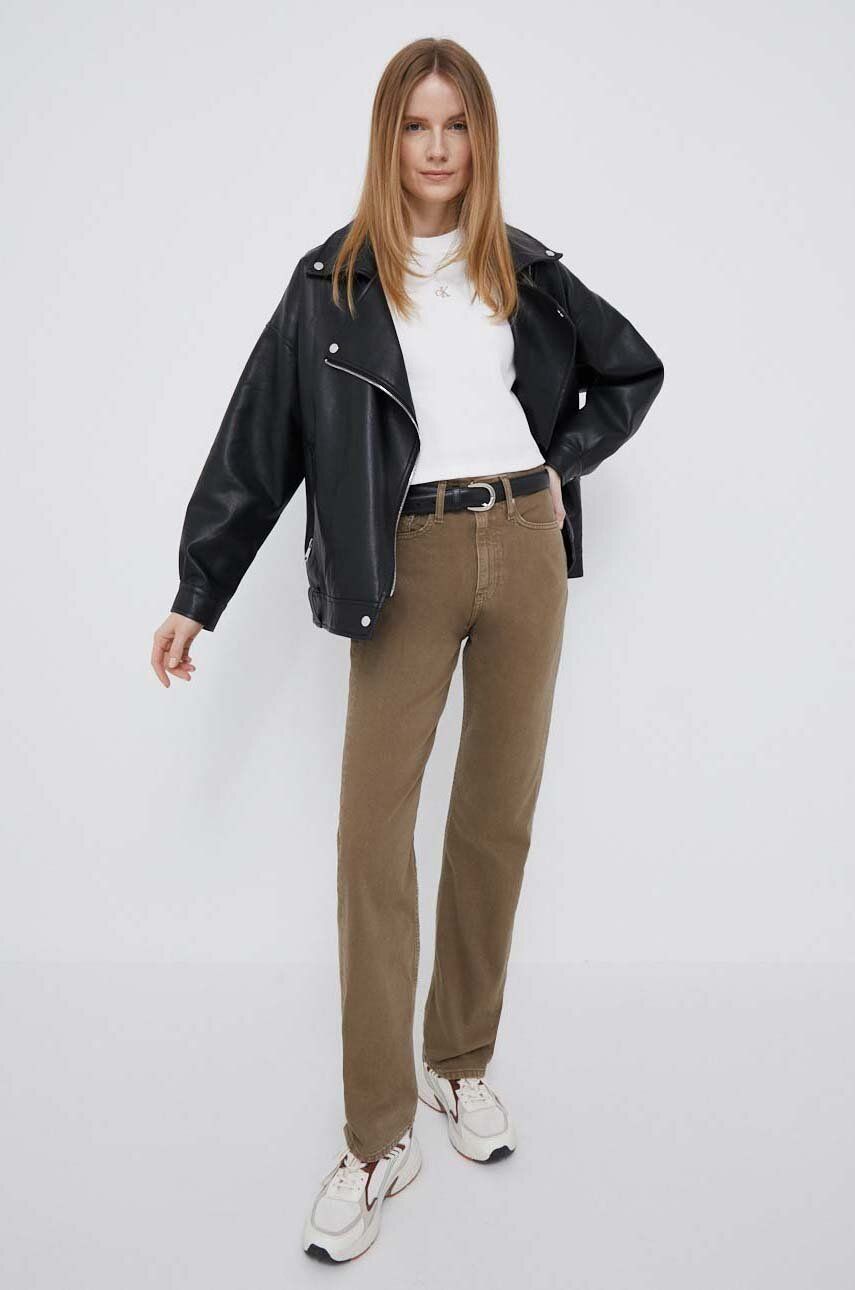 Дънки CALVIN KLEIN Jeans Кафяво | J20J220609.PPYX, 0