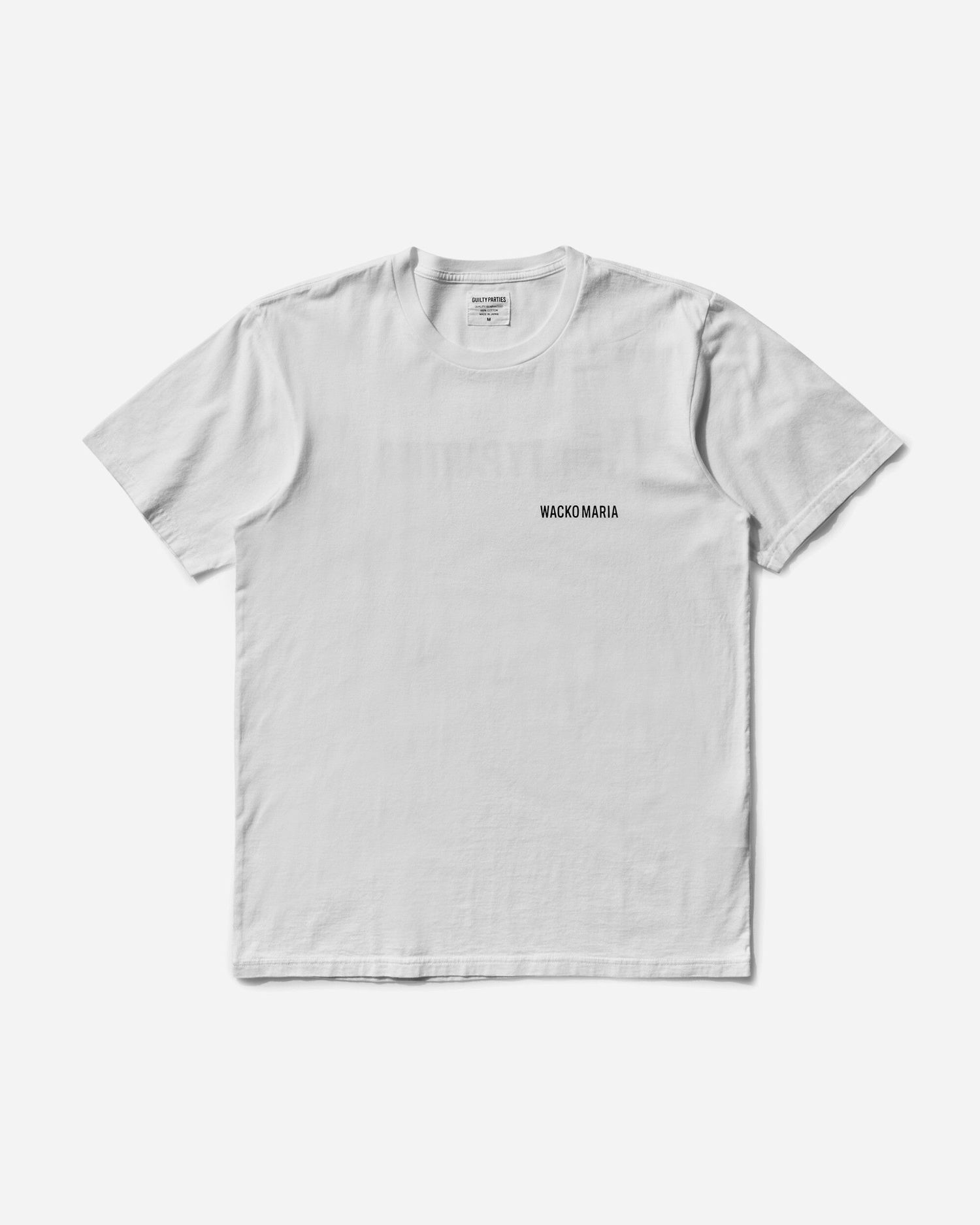 Тениска WACKO MARIA Standard T-Shirt Type-2 Бяло | 25SSE-WMT-ST02 WHITE, 0