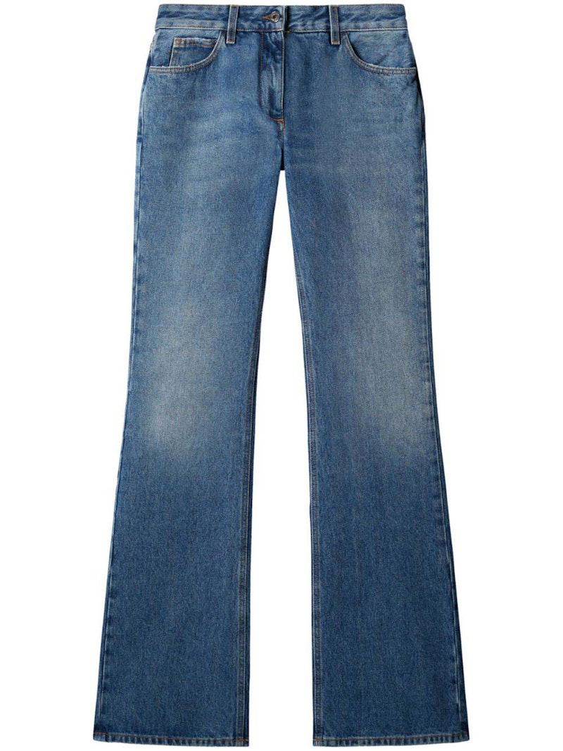 Дънки Off-White Cotton Flared Jeans Синьо | OWYA061F23DEN0014500, 0