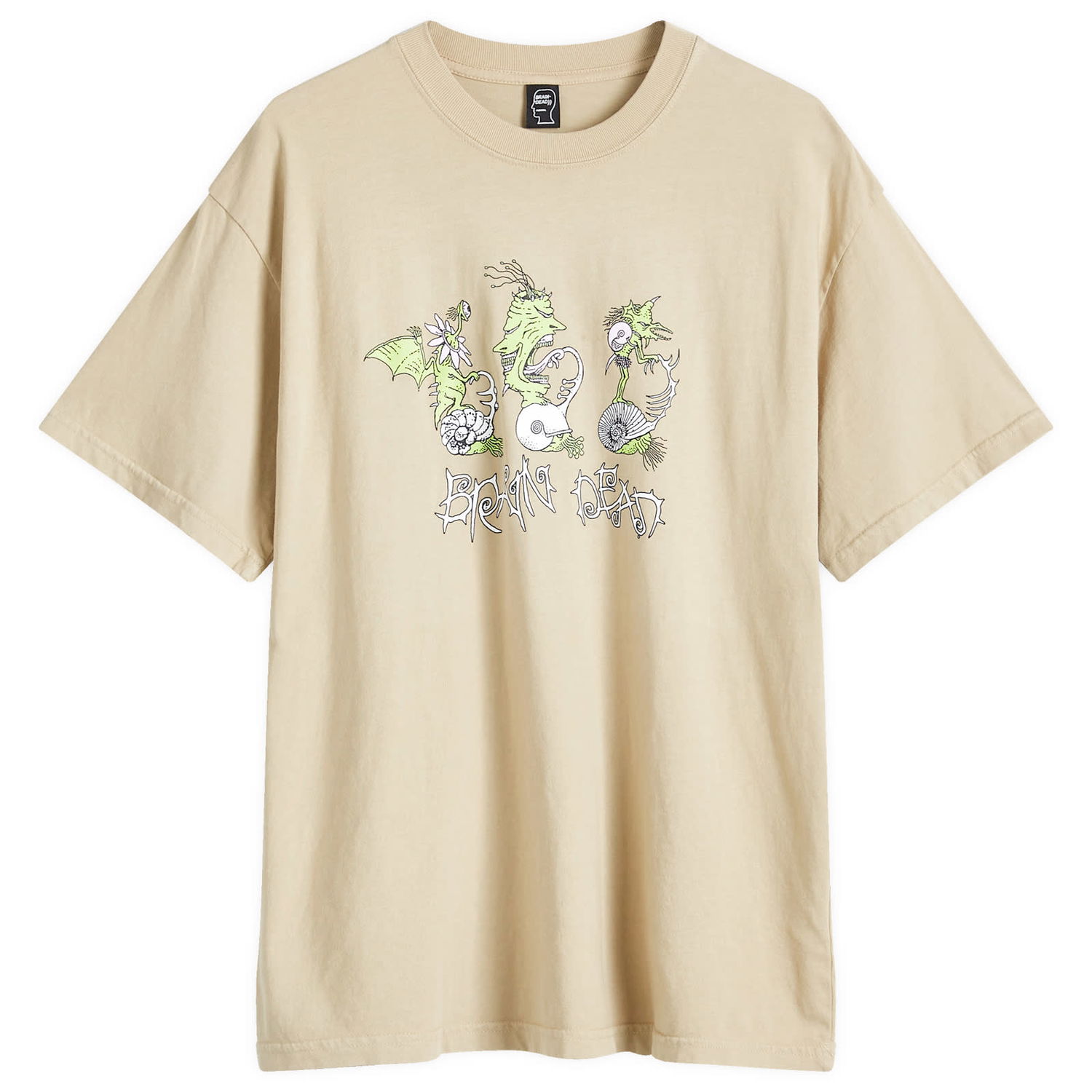 Тениска Brain Dead Scooter Freaks T-Shirt Бежово | F24T00004086-SD, 0