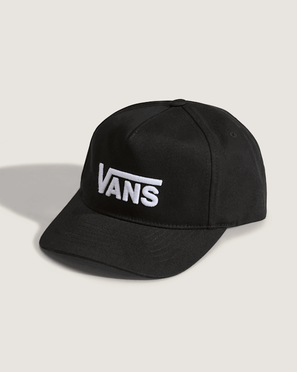 Шапка с козирка Vans Kids Drop V Logo Snapback Hat Черно | VN000Q19BLK, 0