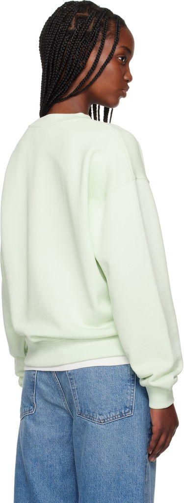 Пуловер MAISON KITSUNÉ Maison Kitsuné Handwriting Comfort Sweatshirt Зелено | MW00314KM0321, 2