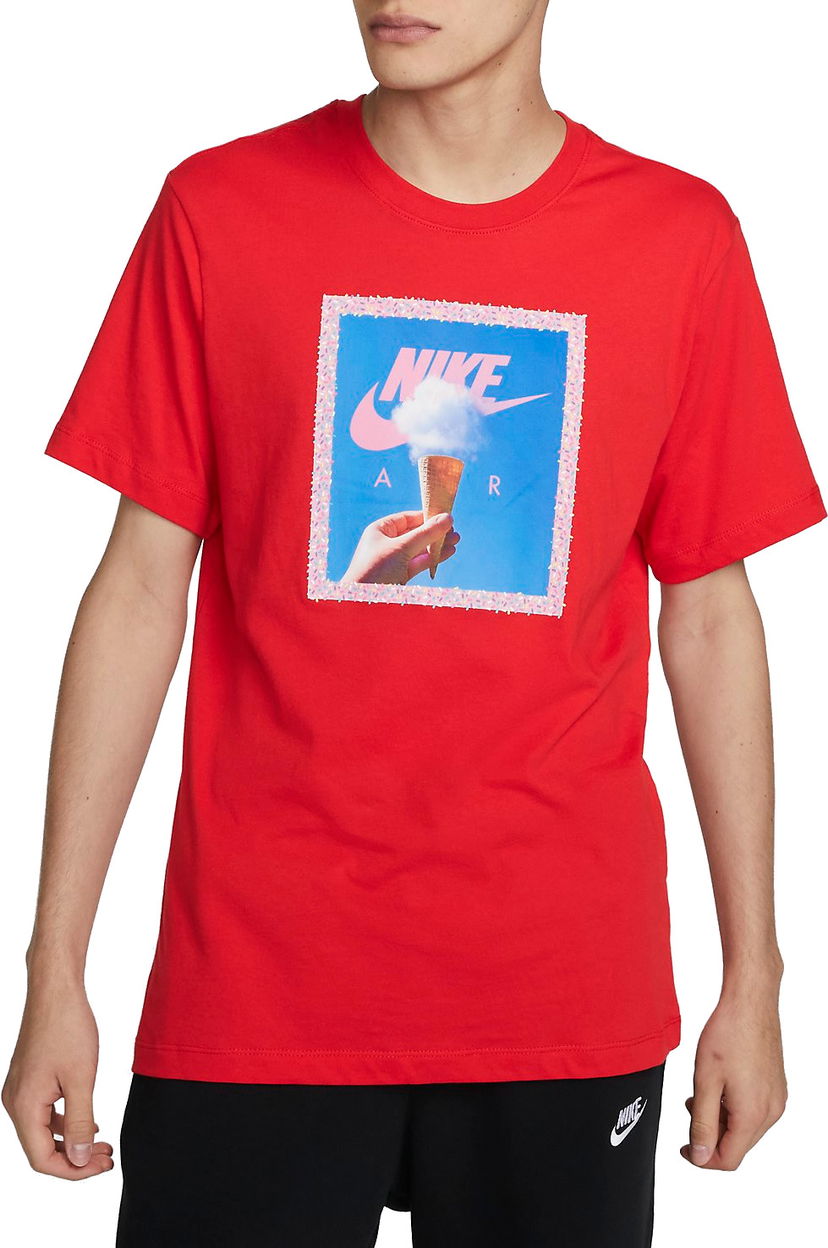 Тениска Nike Nike Sportswear Snow Cone Air T-Shirt Червено | dm2285-657