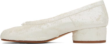 Кецове и обувки Maison Margiela Maison Margiela Tabi Ballerina Heels Бяло | S58WZ0128 P8159, 2