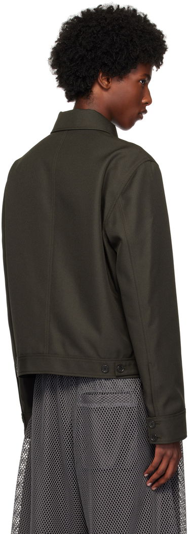 Яке бомбър Courrèges Signature Retro Zip-Up Jacket Зелено | 324CBL204PL0056, 2