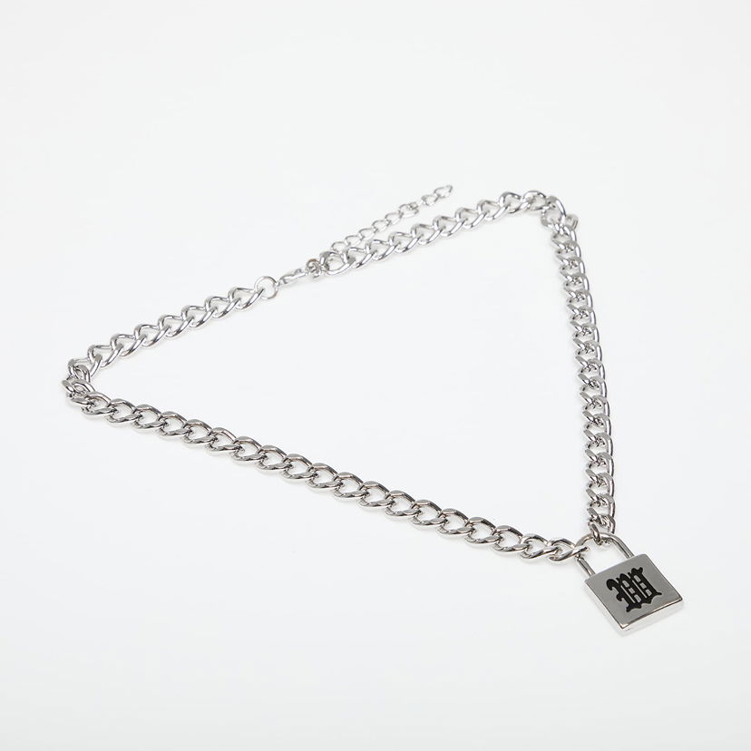 Колие Wasted Paris Vicious Necklace Silver Металик | WP_000205