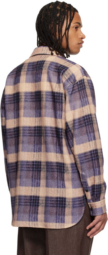 Риза Dries Van Noten Dries Van Noten Wool Plaid Zip-Up Shirt Многоцветен | 252-020786-2226, 2