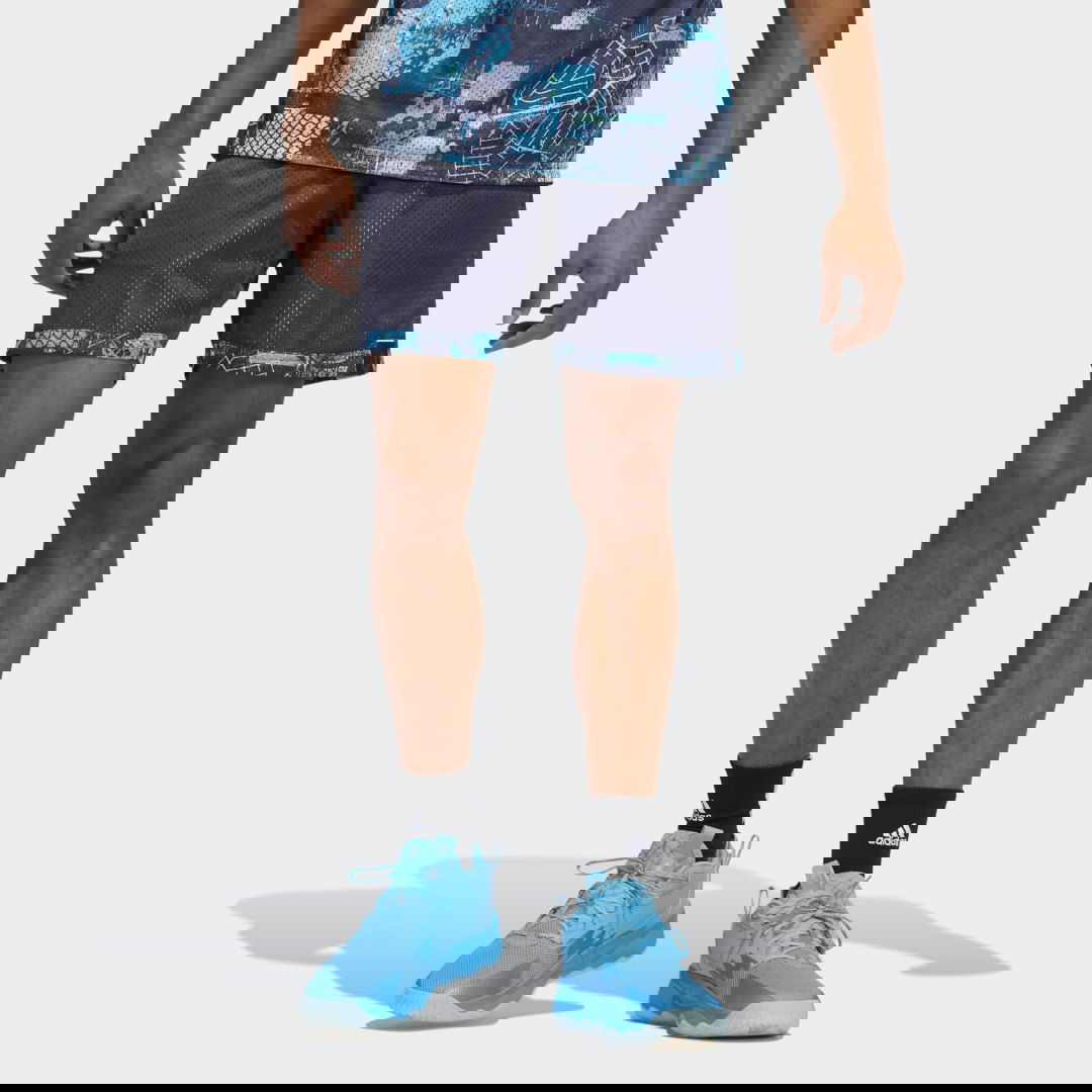 Къси панталони adidas Originals Dame D.O.L.L.A. Shorts Тъмно синьо | HE6374, 0