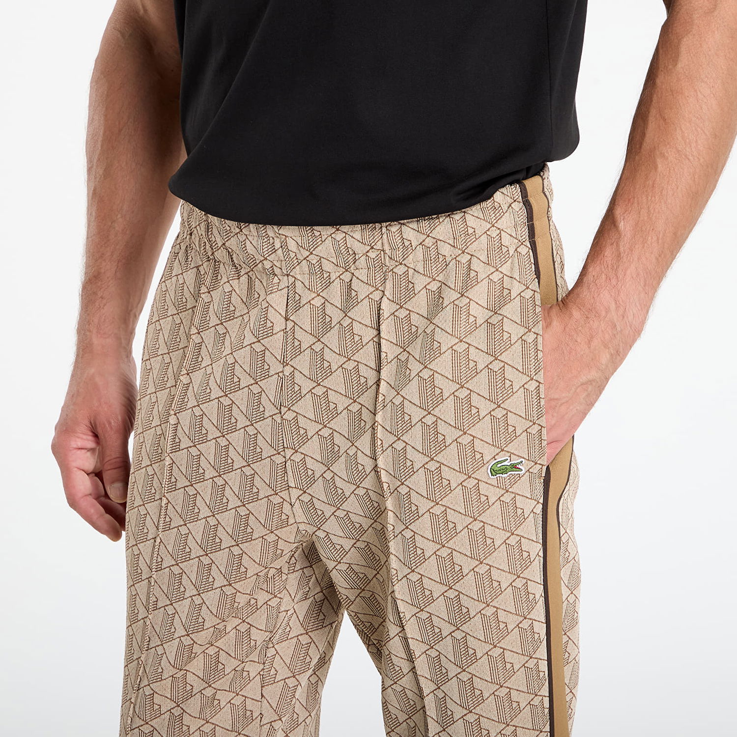 Спортни панталони Lacoste Tracksuit Trousers Бежово | XH1440 6IR, 1