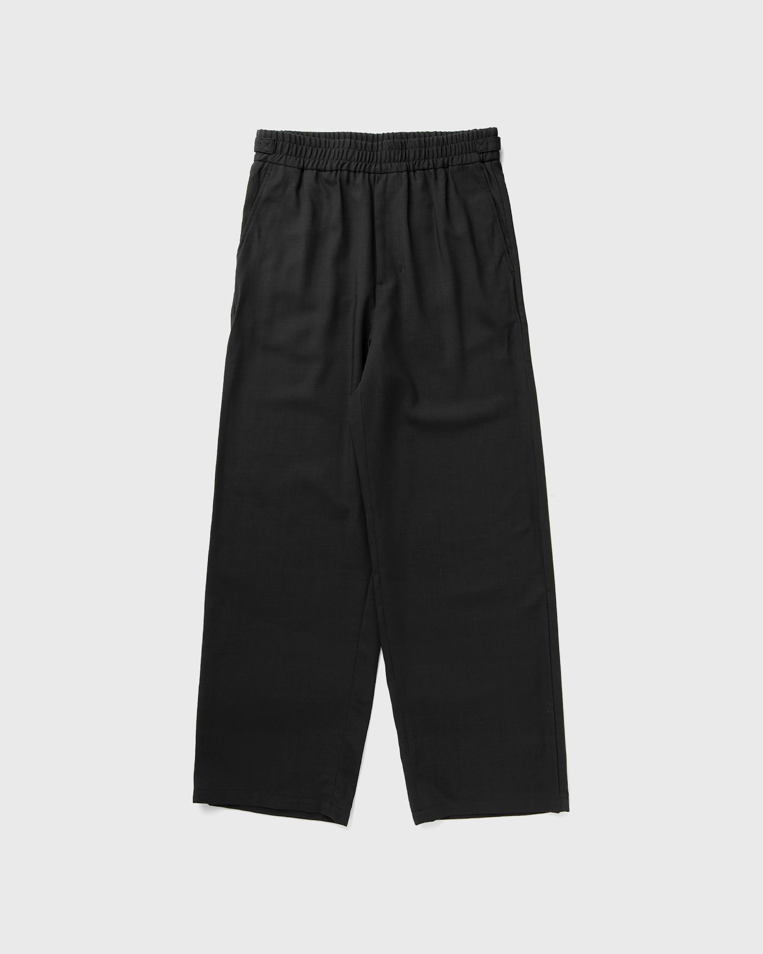 Панталони AMI Elasticated Waist Trousers Черно | HTR827.WV0066-020, 1