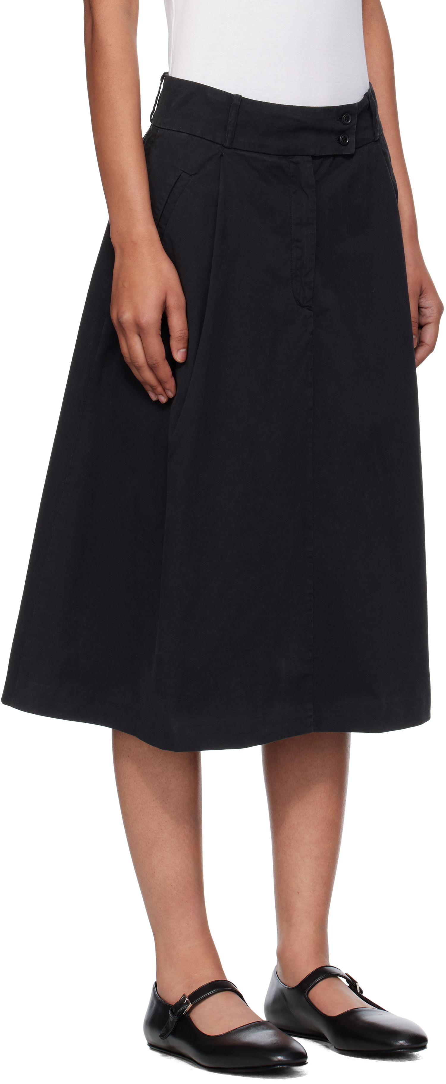 Пола A.P.C. A.P.C. Deborah Midi Skirt Черно | COHKU-F06453, 1