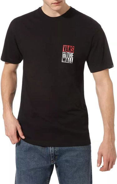 Тениска Vans NEW STAX T-Shirt Черно | vn0a49q6blk1, 0