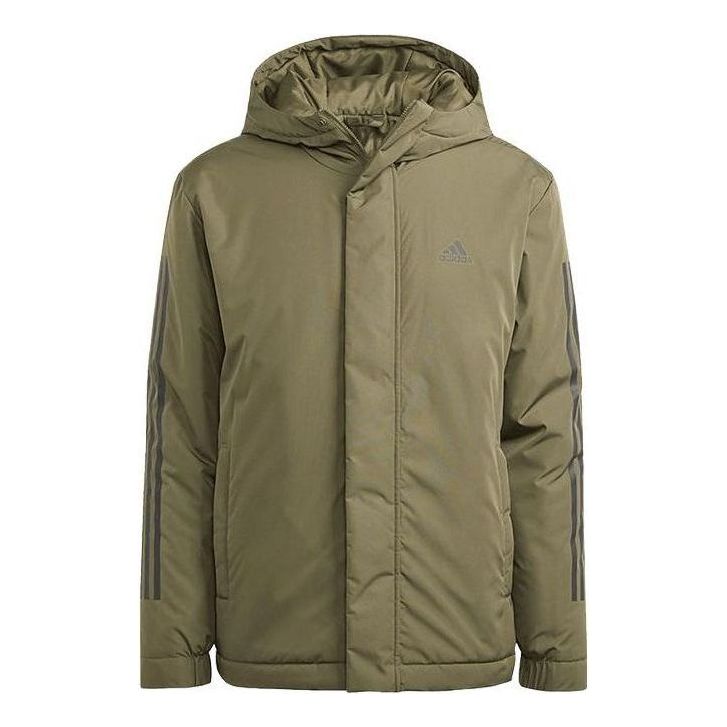 Ветровка adidas Originals 3-Stripes Hooded Padded Jacket Зелено | IP2535, 0