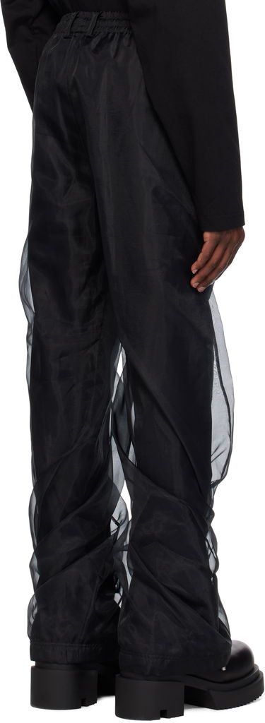 Панталони We11done We11done Layered Trousers Черно | WD-PT0-25-268-U-BK, 2