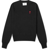 Пуловер AMI Small ACD Knit Sweater Черно | BFFKS111-KN0025-001, 1