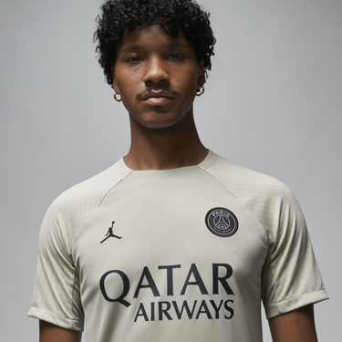 Тениска Jordan Dri-FIT Paris Saint-Germain Strikes Бежово | DZ0786-231, 1