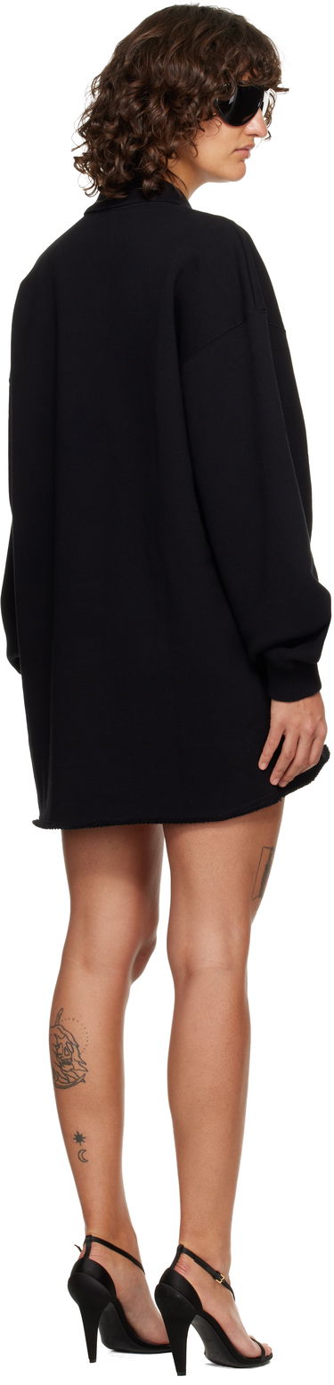 Pокля Off-White Sporty Polo Sweat Minidress Черно | OWDF002F25FLE0011026, 2