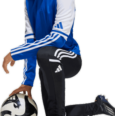 Суитчър adidas Originals adidas SQ25 TR TOP Long Sleeve Quarter-Zip Training Shirt Синьо | jd3027, 3