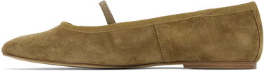Кецове и обувки A.P.C. A.P.C. Swan Ballerina Flats Зелено | PXBTG-F53295, 2