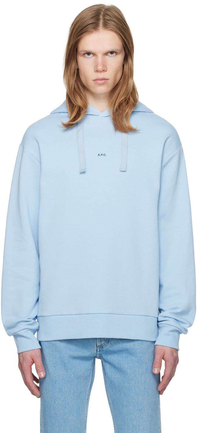 Суитчър A.P.C. Larry Hoodie Синьо | COGWQ-H27622, 0