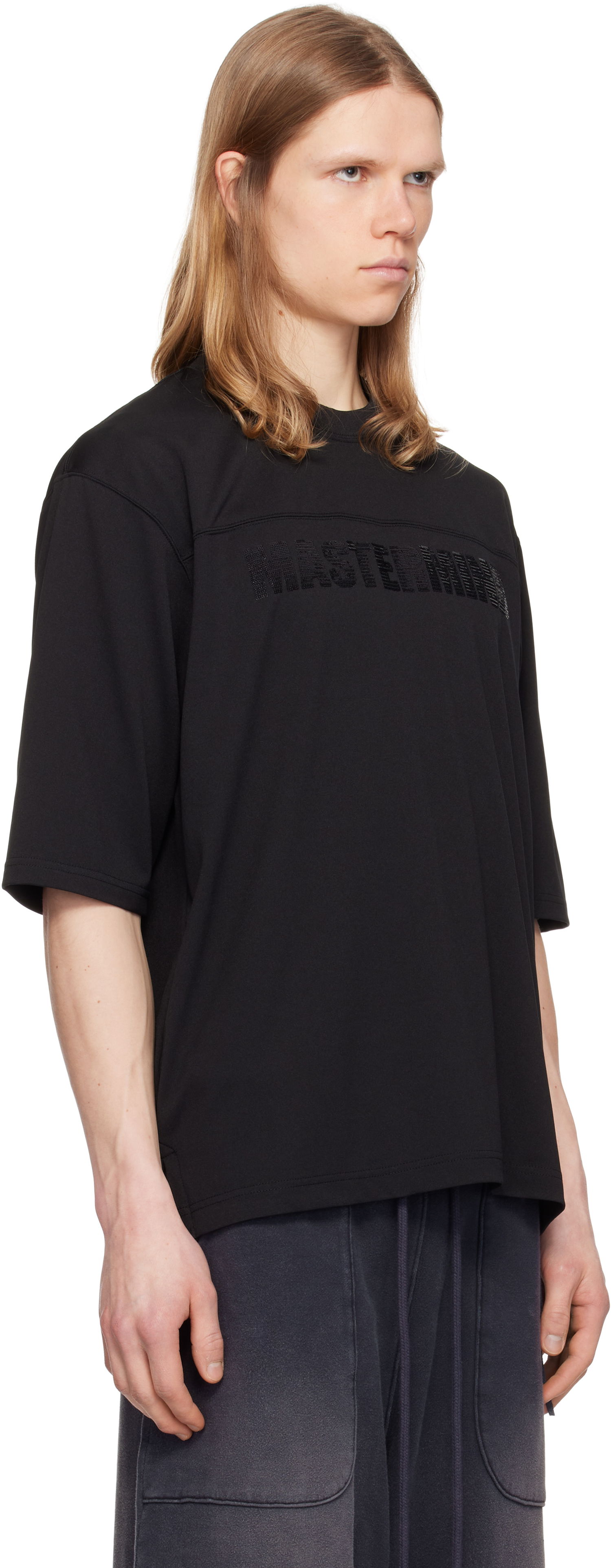 Тениска Mastermind WORLD Mastermind World Football T-Shirt Черно | MW25S14-TS022-603, 1
