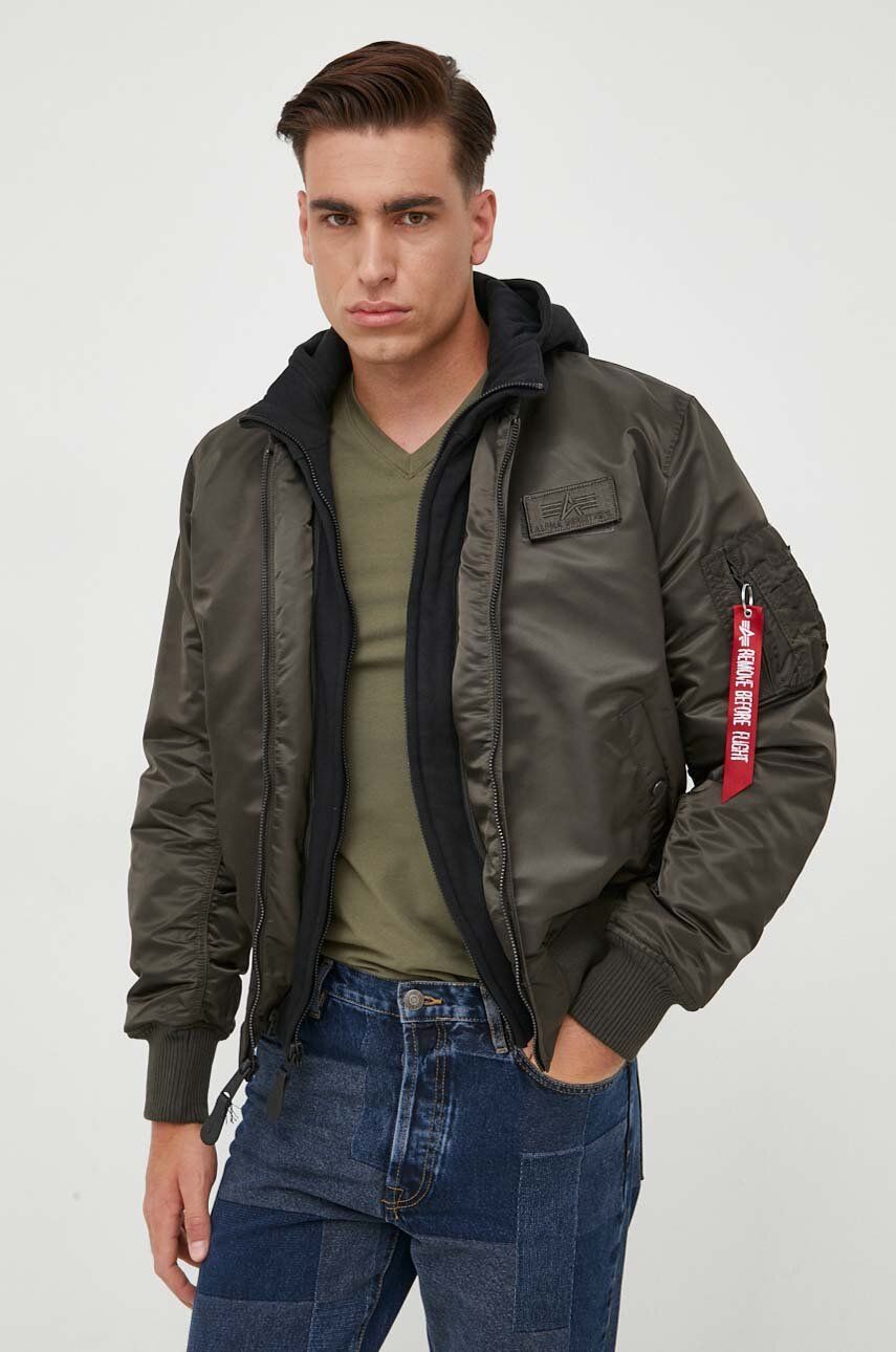 Яке бомбър Alpha Industries MA-1 D-Tec Bomber Jacket Зелено | 183110.413, 0
