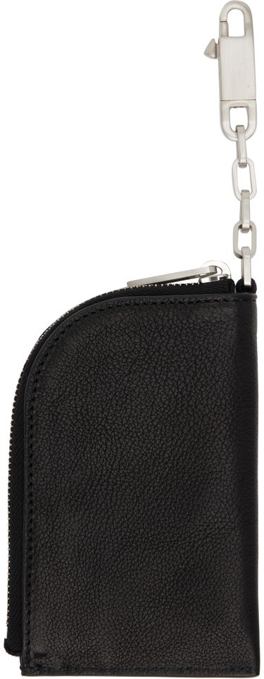 Портфейл Rick Owens Rick Owens Concordians Hook Wallet Черно | RA02E0718 LBU, 1