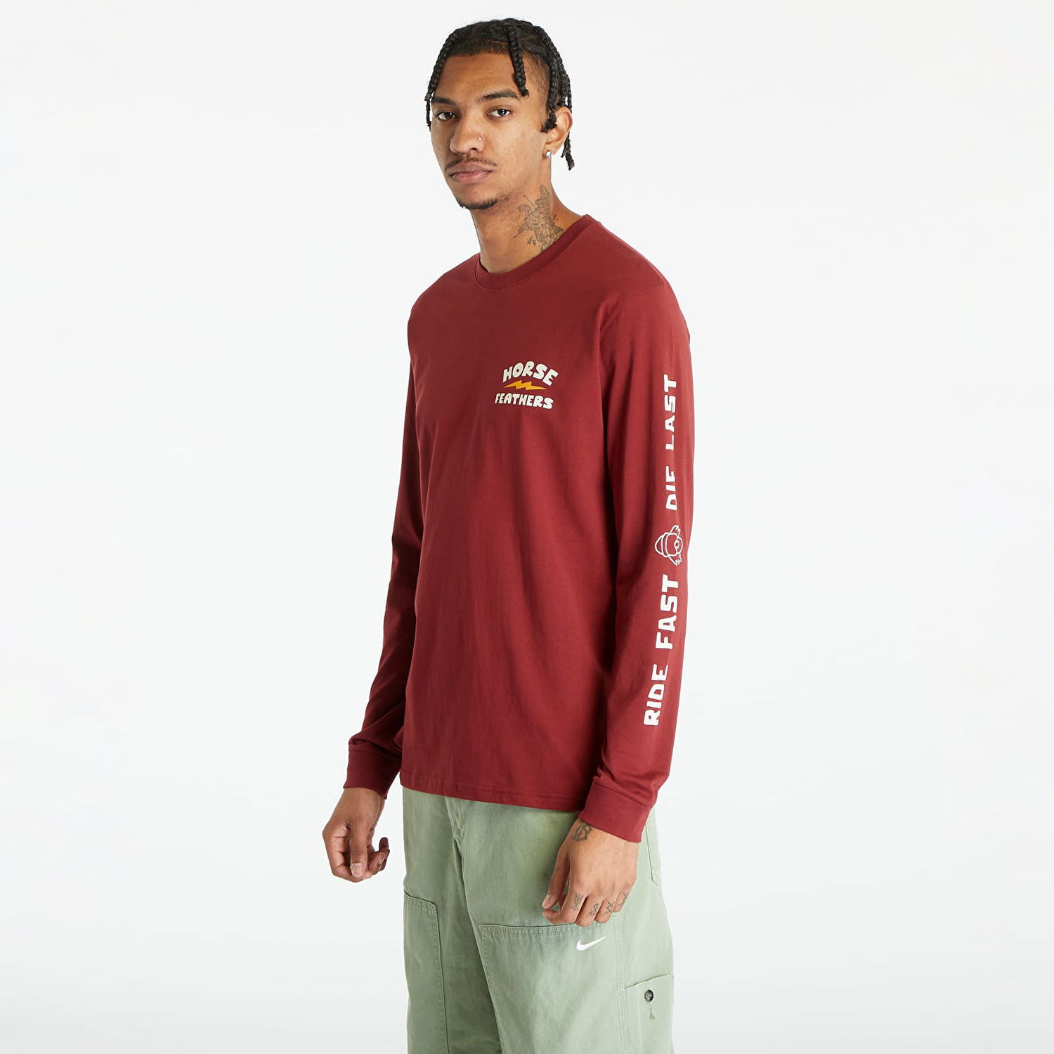 Тениска Horsefeathers Ignite T-Shirt Червено | SM1327C, 0