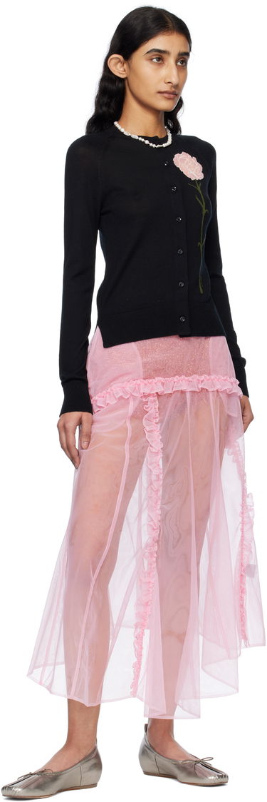 Пуловер Simone Rocha Simone Rocha Carnation Cardigan Черно | KMK17 0647, 3