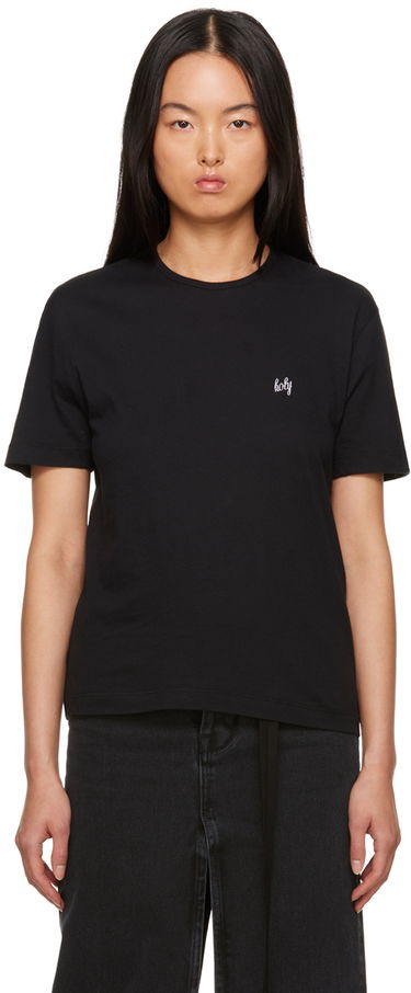 Тениска Ann Demeulemeester Dagmar Logo T-Shirt Черно | 2302-W-JTS02-23-FA206-099, 0