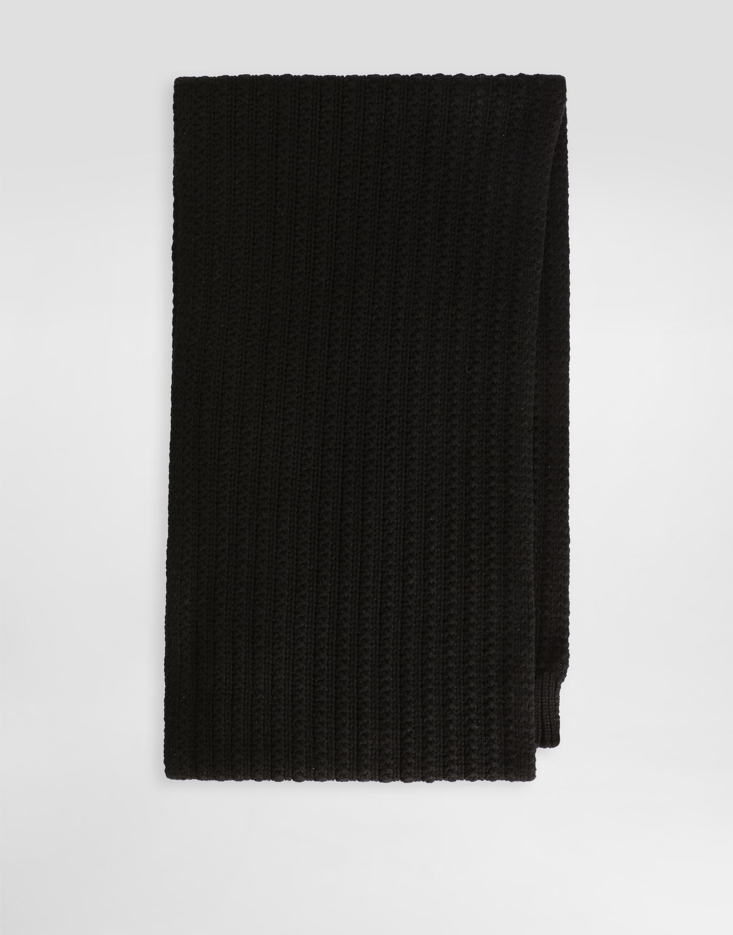 Шал Dolce & Gabbana Dolce & Gabbana Cable-Knit Scarf Черно | GX13KZJDVCMN0000, 1
