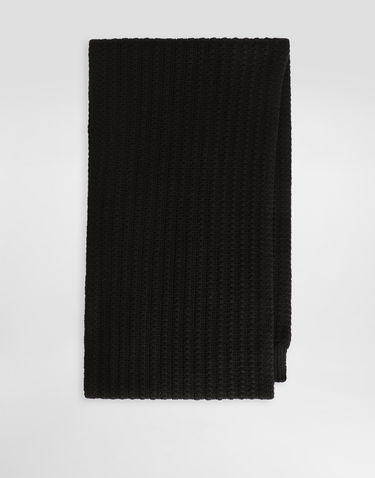 Шал Dolce & Gabbana Dolce & Gabbana Cable-Knit Scarf Черно | GX13KZJDVCMN0000, 1