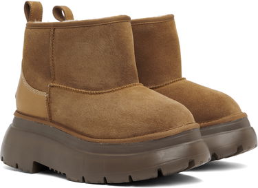 Чорапи R13 R13 Chunky Shearling Boots Кафяво | R13WS060-S137A, 3