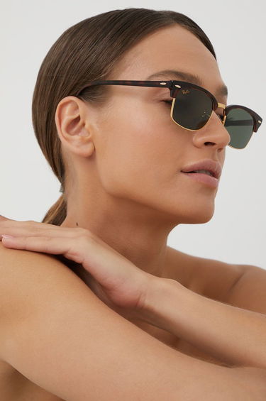 Слънчеви очила Ray-Ban Ray-Ban Clubmaster Square Sunglasses Кафяво | 0RB3916, 2