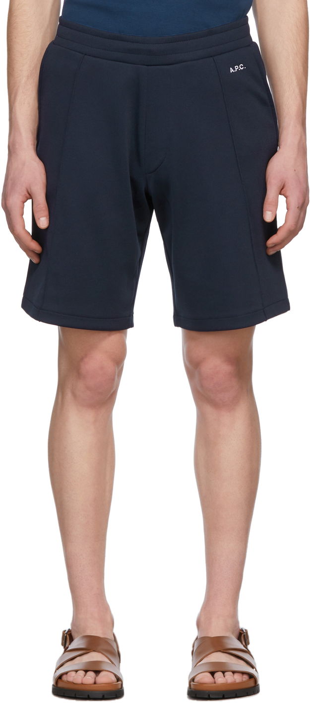 Къси панталони A.P.C. Martin Casual Shorts Синьо | PSAGN-H10160