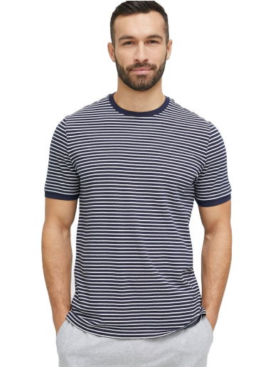 Striped Cotton And Silk Blend T-Shirt