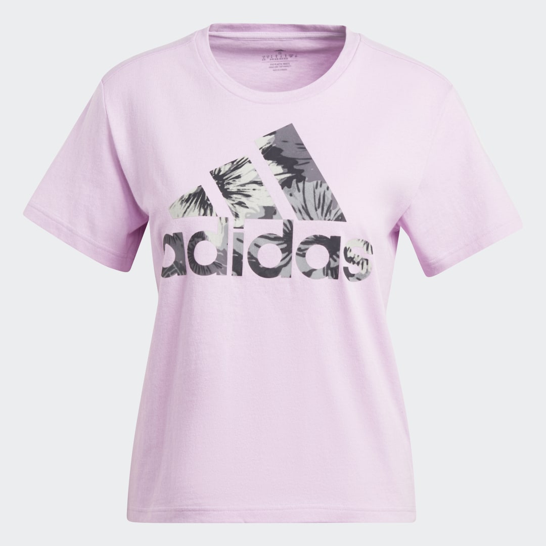 Тениска adidas Performance Floral Graphic T-Shirt Лилаво | HP0795, 0