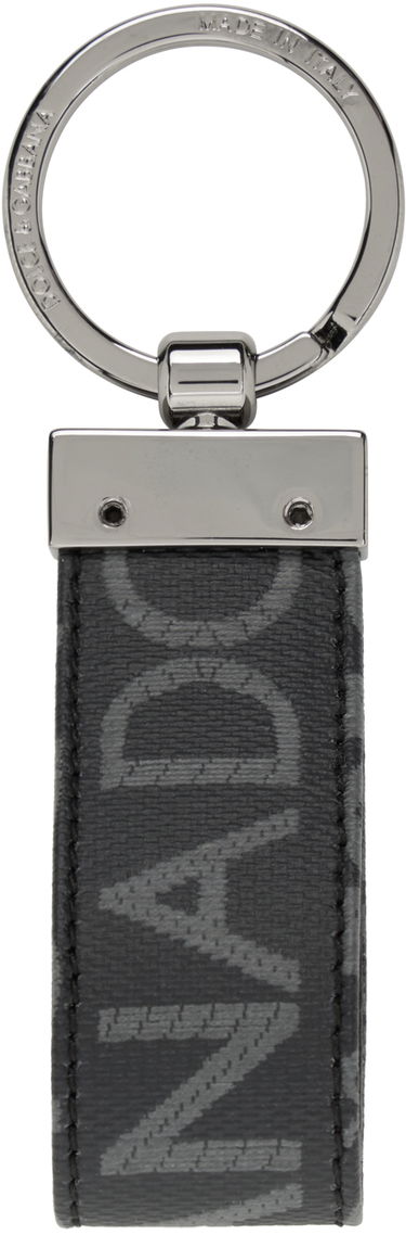 Ключодържатели Dolce & Gabbana Black Jacquard Keychain Черно | BP1371AJ705, 1